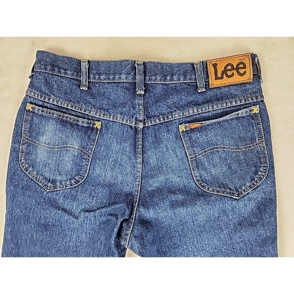 Lee Men's Straight Jeans - Dark Blue - Picture 7 of 15